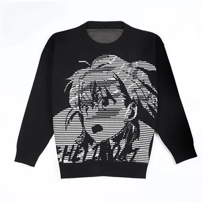 Shoujo Manga Style Txiv neej Sweater